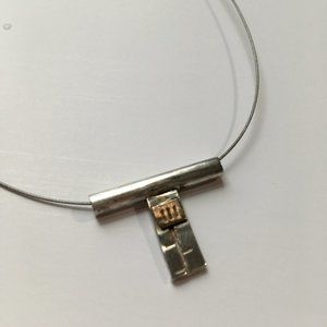 T Shape Pendant Necklace